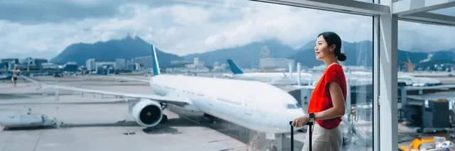 woman in the airport