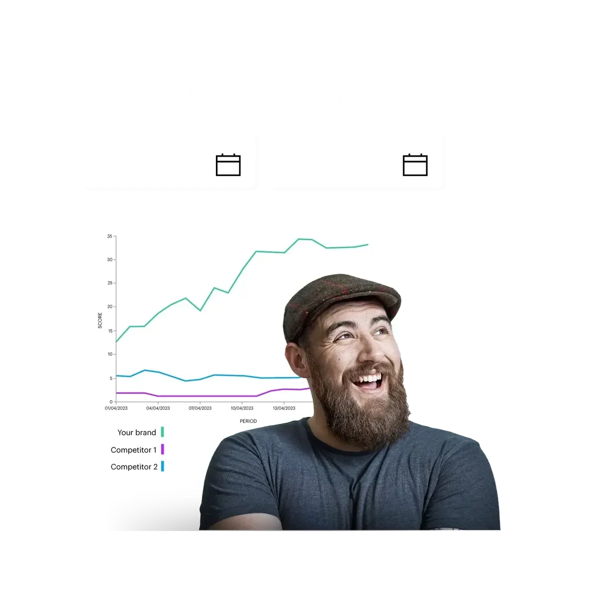 Smiling man in cap